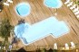 Santa-Cruz piscine avec 2 plages et escaliers coque polyester