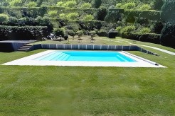 Marie-Galante 9 x 4 piscine rectangulaire  avec volet immergé